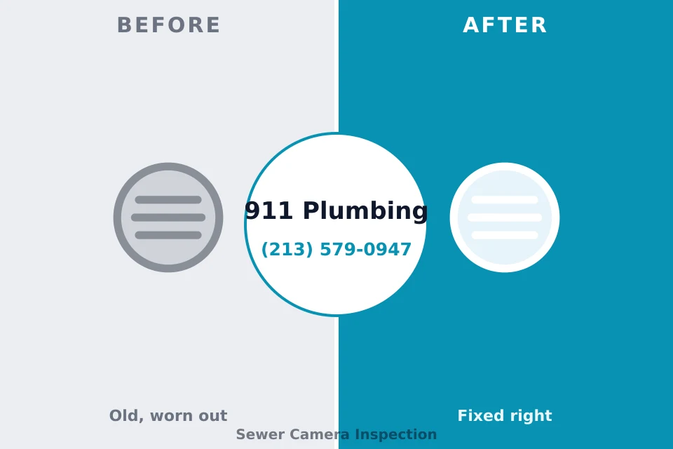 Before and after: plumbing repair Altavista, VA